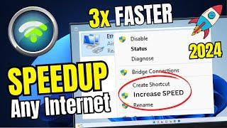 How to Speed Up Any Internet!  (Lower Ping & BOOST Download Speed)