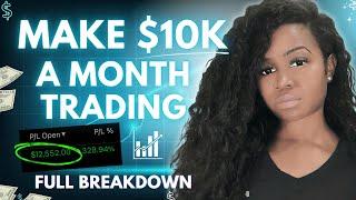 How to Make $10,000 A Month Trading | Realistic Strategy to Start Making $10K