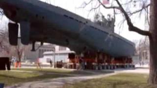 Moving the U-505 Submarine