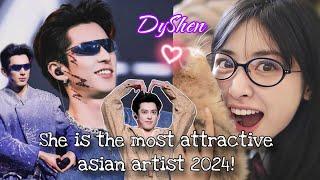 Shen Yue wins the 2024 most attractive asian artist!/Dylan Wang is a total performer in his concert.