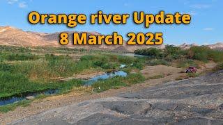 Orange river Update 8 March 2025, Vaal and Bloemhof dams Full, flow increases to 380 m3/s downstream