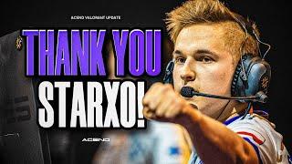 Thank you starxo! | Valorant Roster Update