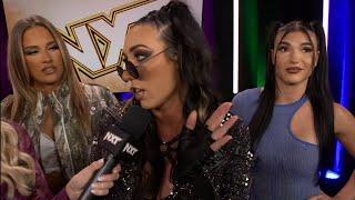 Fatal Influence, Lola Vice & Jaida Parker Backstage: NXT September 17 2024