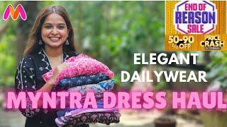 50-90% Off Myntra Dress Haul | End of Reason Sale | ENGLISH Subtitles | Aiswarya Raj