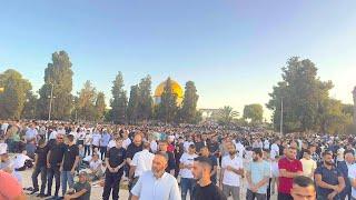 Alhamdulillah : Al-AQSA Mosque Reopens for Friday Prayers – Huge Gathering