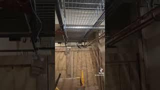 Oh no I'm locked In by the plywood door #funny #fyp #viral #trending #construction Adele