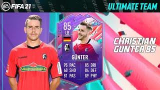 LA MEJOR ALTERNATIVA A DAVIES EN LA BUNDESLIGA! 85 GUNTER FUT BIRTHDAY FIFA 21 REVIEW