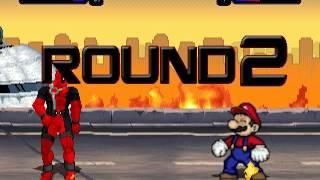 MUGEN Battle #164 - Deadpool vs. Mario