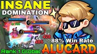 88% Win Rate Alucard Insane Domination - Top 1 Global Alucard by A r z y.  - Mobile Legends