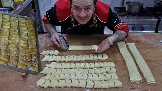 Moon Shaped Baklava Making The World's Easiest Baklava Recipe