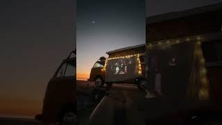 Movie nights vanlife style 