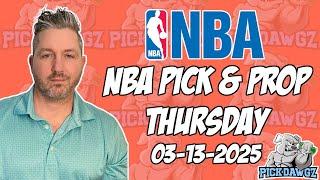 Free NBA Picks and Props Today 3/13/2025 | Kevin Thomas’ Free NBA Predictions