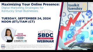 Maximizing Your Online Presence: Digital Marketing Strategies for Kentucky Small Businesses