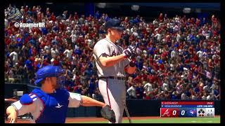 Playstation gameplay MLB 24 : Atlanta Braves vs. Toronto Blue Jays