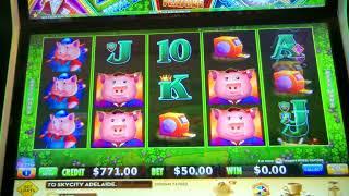 High Limit Max Bet $50 on Huff N' More Puff!! Exciting feature wins. Pokies Slots Casino