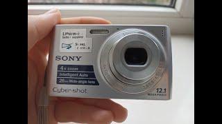 Camera Sony Cyber-shot silver DSC-W510 12.1MP digital vintage compact retro rareWORKing CHEAP