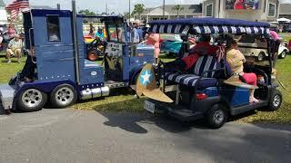 AMAZING the one and only Custom golf cart show in the villages fl