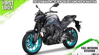 2024 Yamaha MT-25 New Colour Launched In Malaysia - Price From RM23,998 - Midnight Cyan/Black