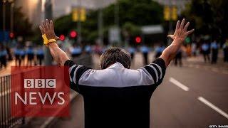 Hong Kong protests: On the frontline - BBC News