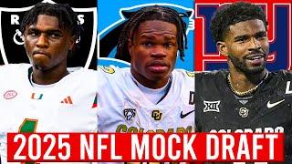 2025 NFL Mock Draft | Travis Hunter #1 OVERALL?