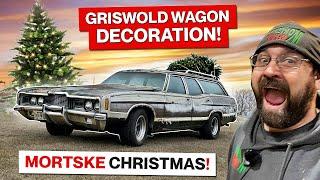 Mortske Decorates! National Lampoons Christmas Vacation Style! 1971 Ford Station Wagon Spruced Up!