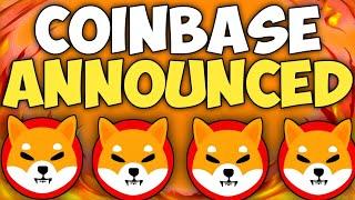 SHIBA INU COIN NEWS TODAY - COINBASE ANNOUNCED SHIBA WILL REACH $8! -SHIB KAI