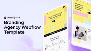 Brandingfolio X - Branding Agency Webflow Template | BRIX Templates