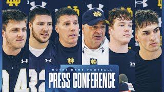 Coordinators and Tight Ends | Spring Practice Press Conference (3.28.25) | Notre Dame Football