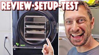 How To Use A HARVEST RIGHT Freeze Dryer! Review Initial Setup And Test!