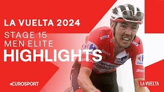 SUMMIT FINISH CLASH! ‍ | La Vuelta a España Stage 15 Highlights | Eurosport Cycling