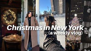 a weekly vlog // christmas in new york