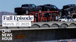 PBS News Hour West live episode, March 27, 2025