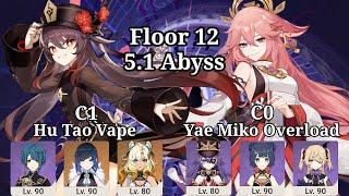 5.1 Spiral Abyss Floor 12 Hu Tao & Yae Miko | Genshin Impact