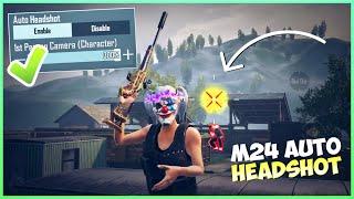 New ! M24 auto headshot trick in bgmi/pubg | How to headshot with M24 in tdm | M24 tdm tips