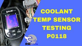 P0118 - How to test a coolant temperature sensor Peugeot