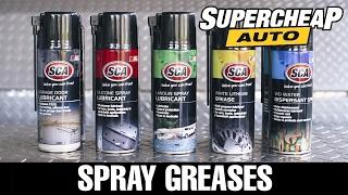 Spray Greases // Silicone, Lanolin, Lithium, WD // Supercheap Auto