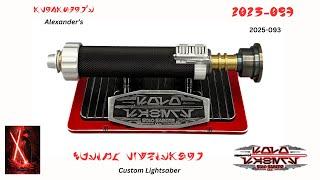 Alexander's Custom Starfall Neopixel Lightsaber with Proffie