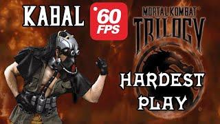 Mortal Kombat Trilogy Kabal Hardest Play Tower