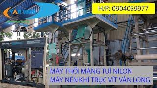 MÁY NÉN KHÍ dùng trong thổi màng và túi nilon/Vân Long Tech