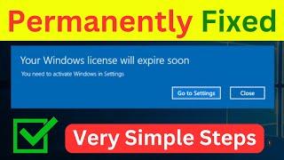 Your Windows License Will Expire Soon Problem Solved In Windows 10 (Simple & Quick Way)