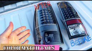 HOW  TO COLOR MATCH LED TAIL LIGHTS LIKE THE PROFESSIONALS | without cutting