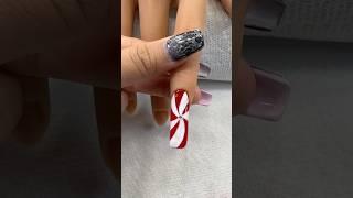 Making Christmas theme as a beginner 🫣 #christmas #beginnernailtech #fyp #christmasnails #nails