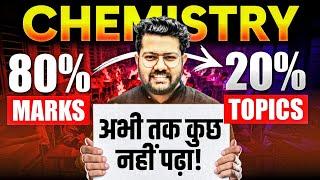 80:20 Rule of Chemistry | Class 12 Chemistry Chapterwiss important topics