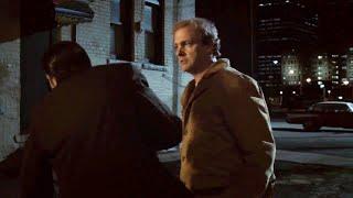 Ray Stevenson(Danny Green} smacks his buddy Art for his degenrate gambling Kill The Irishman 2011