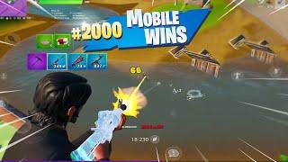 MY 2000th WIN ON FORTNITE MOBILE (Fortnite Mobile Battle Royale Gameplay)