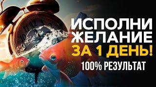  100% подтверждение материальности мысли! Исполни желание за 1 день.