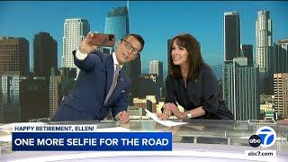 Ellen Leyva shares special moment with longtime co-anchor David Ono on her last day at ABC7