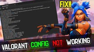 Valorant Config is not working | After UPDATE | Fix FPS Drops in Valorant | LOW END PC |