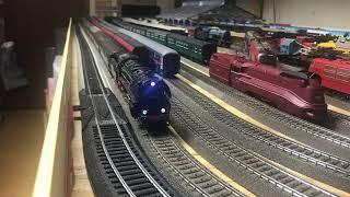 Marklin DB BR 01 Steam Locomotive + Tender pulling DR / DB Express Train