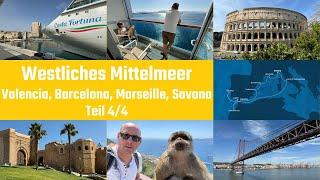 Kreuzfahrt mit der Costa Fortuna Teil 4 - Valencia, Barcelona und Marseille